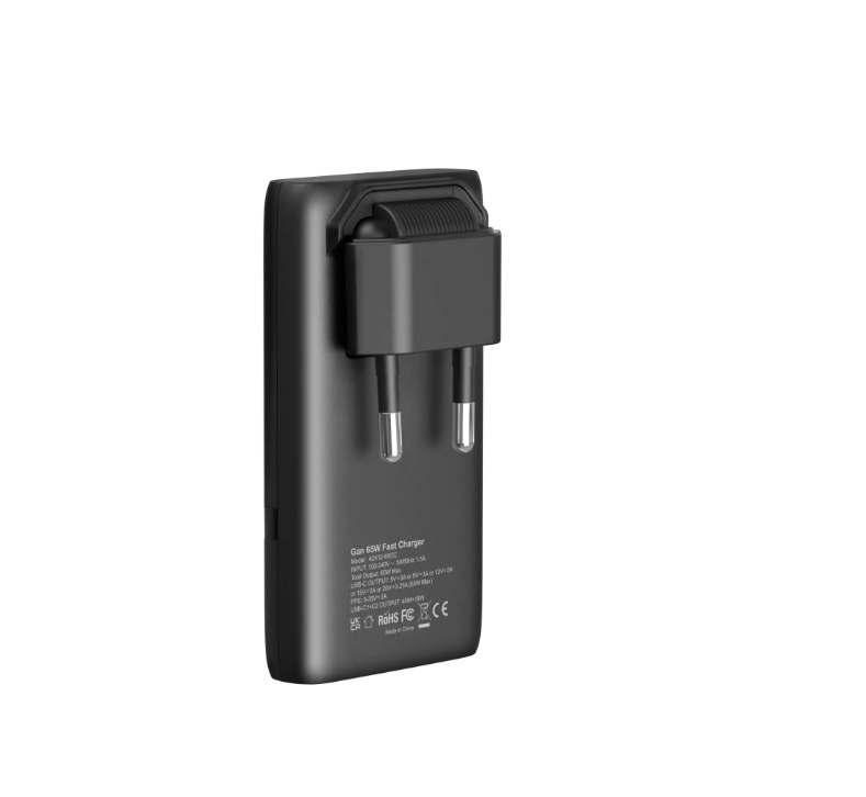 65W Ultra-thin Foldable Plug Suitable For Mobile Phone